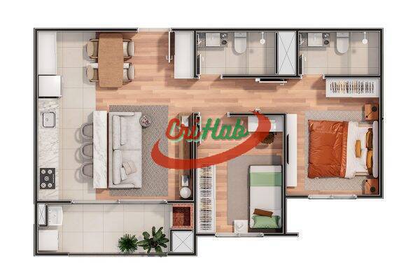 Apartamento à venda com 2 quartos, 62m² - Foto 15