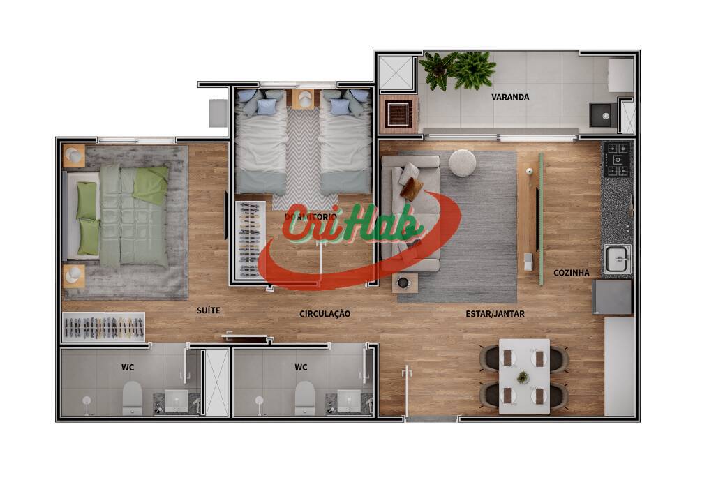 Apartamento à venda com 2 quartos, 63m² - Foto 33