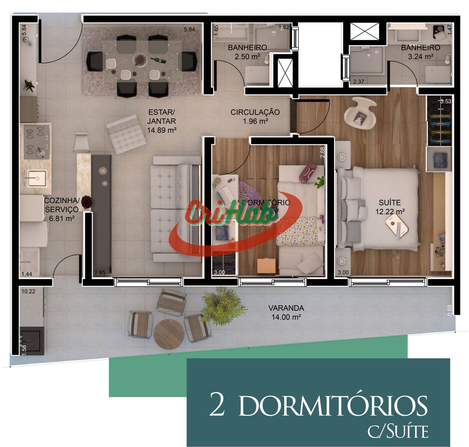 Apartamento à venda com 1 quarto, 45m² - Foto 15